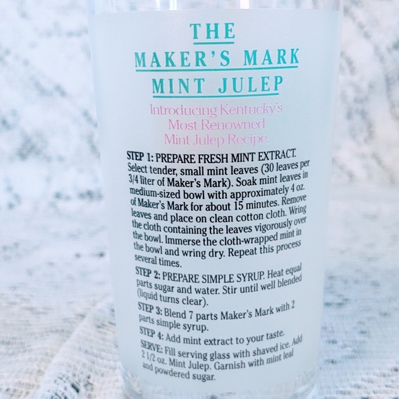 COLLECTIBLE 1994 KENTUCKY DERBY FESTIVAL GLASS/ MINT JULEP RECIPE PEGASUS HORSE - Picture 8 of 8